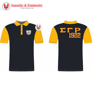 Polos de Algodón de Alta Calidad para Hombre, Sigma Gamma Rho, Logotipo Bordado Personalizado, Tops de Moda de Marca, Patrón Sólido, Ropa Deportiva - Product Image 3
