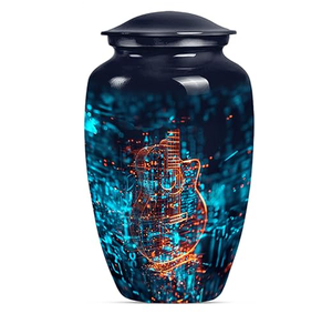 Urne funéraire en métal émaillé pour adultes, en laiton/aluminium, pour cendres humaines - Product Image 6