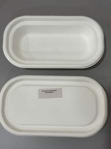 Customized 100% Compostable 9*6 8*8 INCH Clamshell Bagasse Box <b>Disposable</b> Biodegradable Clamshell <b>Food</b> <b>Container</b> - Product Image 6