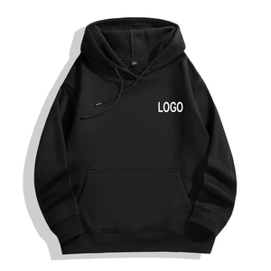 Sudadera con capucha clásica de ocio con estampado de Color sólido, ropa de calle, sudadera para otoño, sudadera en blanco con cuello con capucha - Product Image 1