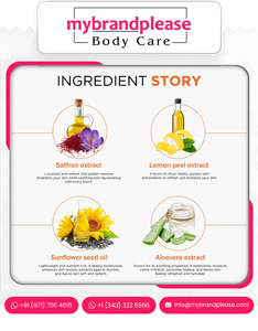 Loción corporal hidratante natural de marca personalizada con miel y azafrán, nutrición profunda para el cuidado de la piel radiante y suave - Product Image 4