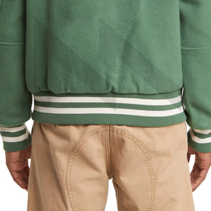 Veste universitaire à col montant pour hommes légers de qualité supérieure en toile de coupe régulière durable avec patchs et logos personnalisés respirant hiver - Product Image 3