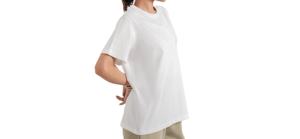 T-shirts unisexes à manches longues en coton 100% 220 g/m², impression personnalisée de logo en gros, quantité importante, t-shirts décontractés pour femmes - Product Image 3