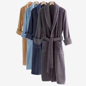 Peignoir en molleton doux pour femmes Peignoir chaud et confortable Peignoir de spa long pour femmes - Product Image 2