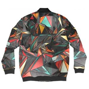 Chaqueta de béisbol de estilo callejero Hip Hop para hombre, nuevo estilo callejero, abrigo con cuello levantado estampado, decoración bordada, sugerencia de poder - Product Image 5