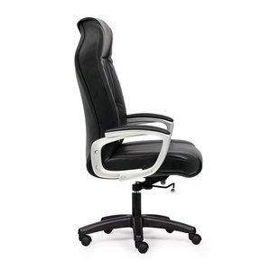 Silla Ejecutiva HOM1034-02 con Respaldo Acolchado Alto, Base de Plástico, Ergonómica, Altura Ajustable, Material de Espuma para Dormitorio o Taller - Product Image 2