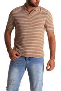 Polo pour hommes à manches courtes de couleur unie avec logo personnalisé de style décontracté d'été de qualité supérieure - Product Image 4