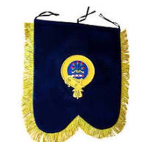 Cigarreras 1979 Escudo de armas de la familia Bandera bordada a mano de alambre de lingotes - Product Image 3