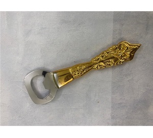 Abrebotellas de Metal con forma humana de latón AK en plata con acabado antiguo, abrebotellas atractivo para accesorios de Bar/utensilios de cocina - Product Image 2