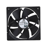 Thermalright TL-G12B 12cm noir boîtier d'ordinateur ventilateur 4 broches PWM 1500 tr/min vitesse roulement hydraulique refroidissement optimal PC/boîte en cuivre