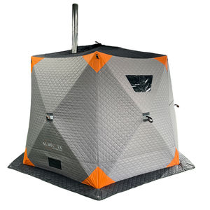 ALMIC TA Lightweight Stainless Steel Outdoor Sauna Tent Wood <b>Stove</b> Freestanding Modern Design Gray Orange Durable Germany 20kg - Product Image 2