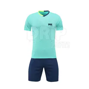 Uniform Soccer New 2023 personalizado mais recente design de secagem rápida sublimação equipe futebol uniforme terno