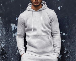 ชุดวอร์มลายนักวิ่งสำหรับผู้ชาย,ชุดวอร์มผ้าฝ้ายขนแกะ2ชิ้นออกแบบโลโก้ของคุณเอง - Product Image 1