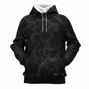 2024 surdimensionné pull personnalisé hommes sweats à capuche pénitentiaires conception sublimée avec propre Logo polaire tissu hiver poche à capuche blanc - Product Image 4