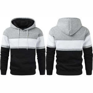 Latest Design Men's High Quality Winter Fleece Pullover <b>Hoodies</b> Pockets <b>Gym</b> Casual Sweatshirts Printed Knitted Jogging Quick Dry - Product Image 1