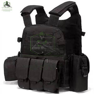 Chaleco Táctico de Talla Grande al por Mayor, para Uso en Exteriores, Nailon/Poliéster, Color y Logotipo Personalizados, Alta Calidad, Cuello en V, MOQ Bajo - Product Image 2