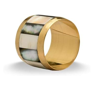 Rond de serviette Rond de serviette en corne de buffle pour table à manger Accessoires de décoration de mariage Produit de qualité supérieure - Product Image 4