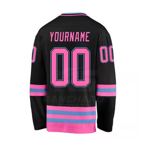 Maillot de hockey sur glace personnalisé, uniforme athlétique, maillot de hockey sur glace, vêtements de sport d'équipe, maillot respirant pour adultes - Product Image 2