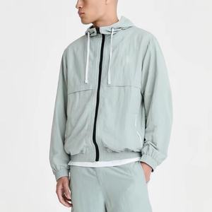 Chaqueta Cortavientos Ligera con Capucha para Hombre, con Cierre, para Actividades al Aire Libre, Senderismo, Camping, Ciclismo - Product Image 1