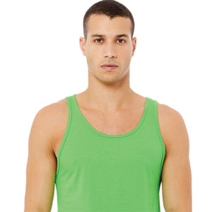 Ensemble de vente au détail 100% Airlume en coton peigné et essoré à anneau 32 simple 4.2 oz vert néon, maillot unisexe - Product Image 4