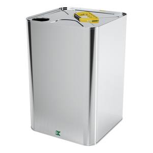 Lata cuadrada de 11 LT Tahin ve Pekmez Contenedor de metal 198x198x293mm 11 LT - Product Image 1