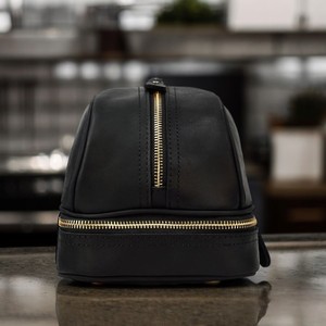 Artha New Designer Luxury for Bag High Quality Premium Leather Travel Dopp Kit Custom Logo Large Cosmetic Case Zipper Bags - Product Image 5