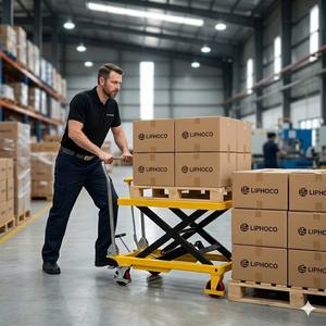 Mesa Elevadora Hidráulica Móvil de Tijera de Acero, Capacidad 1000kg, Certificación ISO Vietnam, Alta Calidad, Venta OEM para Exportación, Plataforma Máxima - Product Image 1