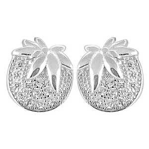 Boucles d'oreilles clous en argent 925, motif fleur, pour femme, cadeau - Product Image 3