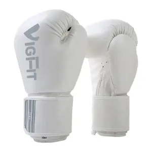 Gants de boxe personnalisés de haute qualité avec logo personnalisé OEM vente en gros Gants de boxe en cuir PU Kickboxing Gants de combat Muay Thai Workout - Product Image 5
