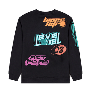 Sweat-shirt imprimé de qualité supérieure le plus à la mode de Sportar International pour hommes couleur noire pour l'hiver - Product Image 1