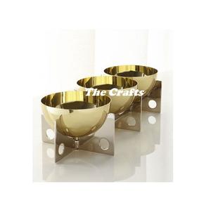 Cuenco de servicio pulido dorado de acero inoxidable a granel, tamaño y forma personalizados, cuenco de Chocolate decorativo de la mejor calidad - Product Image 5