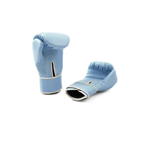 Guantes de Kickboxing de cuero blanco Guantes MMA de alta calidad y guantes de boxeo Muaythai para hombres - Product Image 6