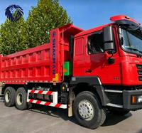 Camion benne d'occasion Shacman F3000 6x4 pour travaux miniers et d'ingénierie, avec caisse de chargement haute capacité, conduite à gauche, pour le transport de sable, charbon et roches