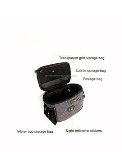 Sacs de guidon de vélo unisexes imperméables, accessoire de vélo unisexe, sac de rangement rembourré pour vélo, sacs de selle pour vélo de route - Product Image 3