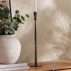 Rustic Iron <b>Candle</b> Holder Handcrafted Decorative Table Centerpiece for Cozy Living Room and Bedroom Ambience - Product Image 2