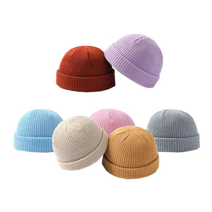 Top qualité laine hiver différentes couleurs bonnets casquettes 100% acrylique matériel fait bonnets casquettes pour unisexe - Product Image 2