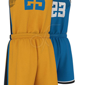 ชุดบาสเก็ตบอลพิมพ์ลายแบบซับลิเมชั่นคุณภาพสูง ชุดกีฬาผู้ชายสั่งทำได้ สีตามต้องการ - Product Image 5