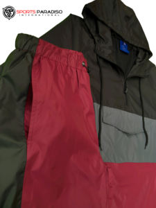 ชุดวอร์มสำหรับผู้ชายเสื้อกันลมกันน้ำผ้าโพลีเอสเตอร์100% ออกแบบได้ตามต้องการ - Product Image 2