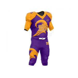 2024 nouveauté uniforme de Football américain meilleure vente ensembles respirants avec nom de l'équipe quantité minimale de commande bas - Product Image 3