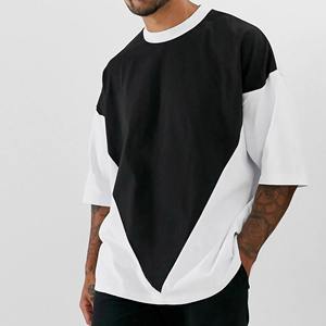 Haute qualité spandex/coton Satin tenue décontracté hommes T-shirt Logo personnalisé quantité en vrac à manches courtes anti-boulochage Best-seller - Product Image 3