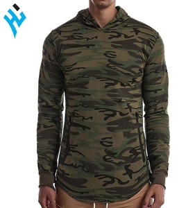 New Hot Selling Men's Gym <b>Workout</b> Long Sleeve Training Pullover Casual Camo Style OEM 100% Cotton custom men's <b>Hoodie</b> - Product Image 2