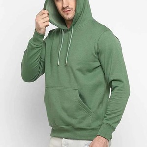 Sweat à capuche en coton pour homme sur mesure en gros avec poche, doux, confortable, en tissu polaire respirant, fabrication en usine pour un usage décontracté - Product Image 2
