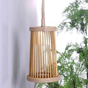 Gran oferta para decoraciones de Pascua, lámpara de farol de vela de ratán de bambú Natural, decoración hecha a mano para el hogar y el Hotel - Product Image 6