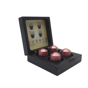 <span class=keywords><strong>Caja</strong></span> de <span class=keywords><strong>almacenamiento</strong></span> de <span class=keywords><strong>madera</strong></span> para cápsulas Nespresso, 4 unidades - Product Image 1