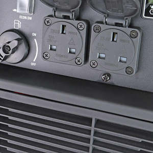 Générateur onduleur à essence 3200W à démarrage électrique, onde sinusoïdale pure, télécommande, mode ECO, sur roues, pour usage domestique de secours - Product Image 6