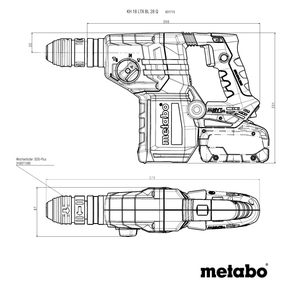 Martillo Combinado SDS Plus Inalámbrico de 18V y 1 1/8 Pulgadas, Herramienta Básica para Aplicaciones Industriales en Concreto, Martillo Perforador Rotatorio con Certificación GS - Product Image 5