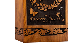 Handcrafted Rosewood Horse Urn Tree of Life Cremation Memorial <b>Keepsake</b> Decorative Cremation Urn <b>for</b> <b>Ashes</b> - Product Image 5