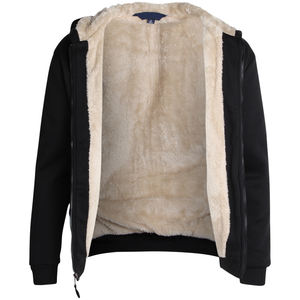 Sweats à capuche d'hiver personnalisés Hip Hop polaire à fermeture éclair à manches longues sweatshirts imprimés de dessins animés pour hommes de haute qualité - Product Image 3