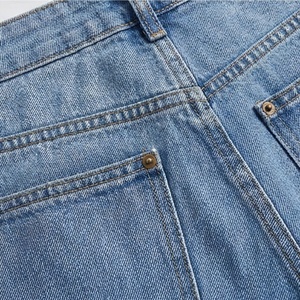 Pantalones Vaqueros Largos con Corte Lateral para Mujer al por Mayor, Logotipo Personalizado, Mejor Calidad, Color Personalizado, Pantalones Vaqueros Sexys de Moda Casual - Product Image 5