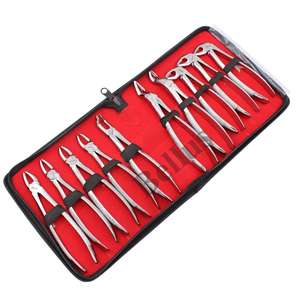 ชุดคีมทันตกรรม10ชิ้นชุดเครื่องมือผ่าตัดสำหรับทันตแพทย์ผู้ใหญ่เครื่องมือผ่าตัดช่องปาก - Product Image 1